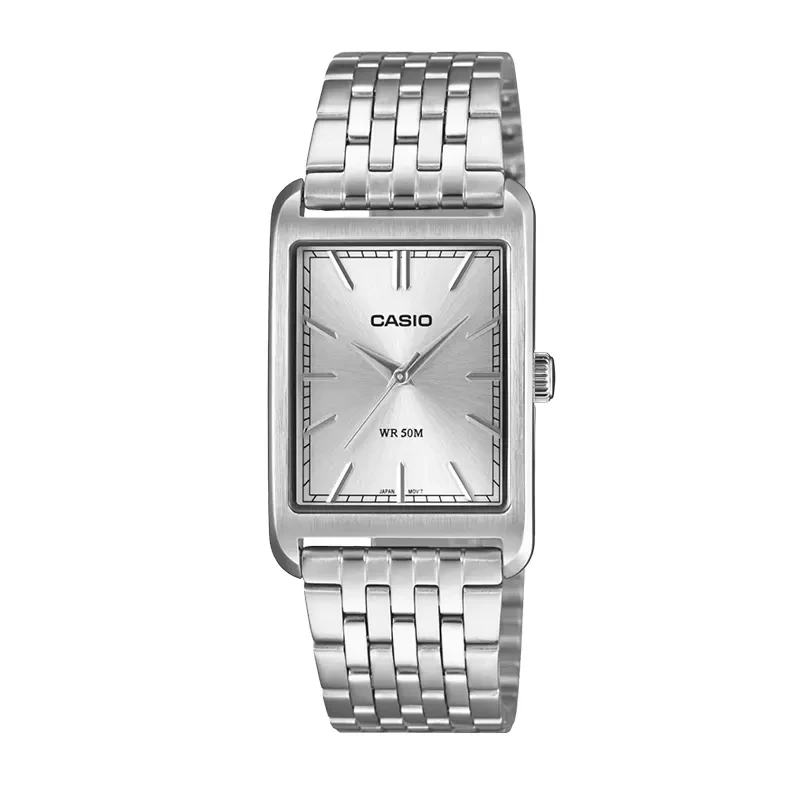 Casio Standard Analog White Dial Men's Watch- MTP-B215D-7AV